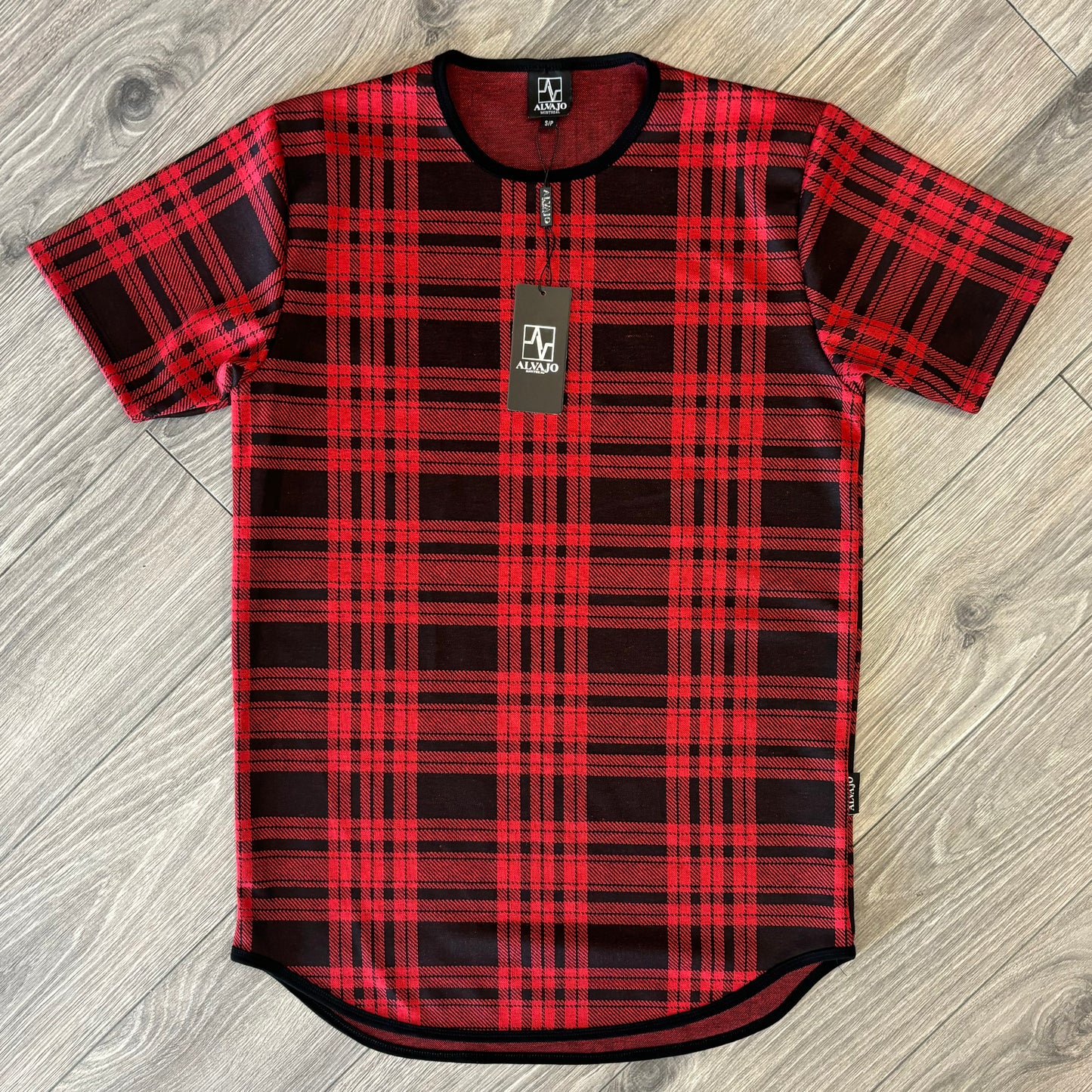 Red Plaid Tee