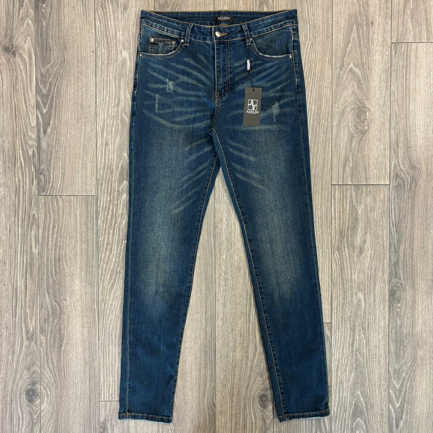 Dark Blue Wash Denim
