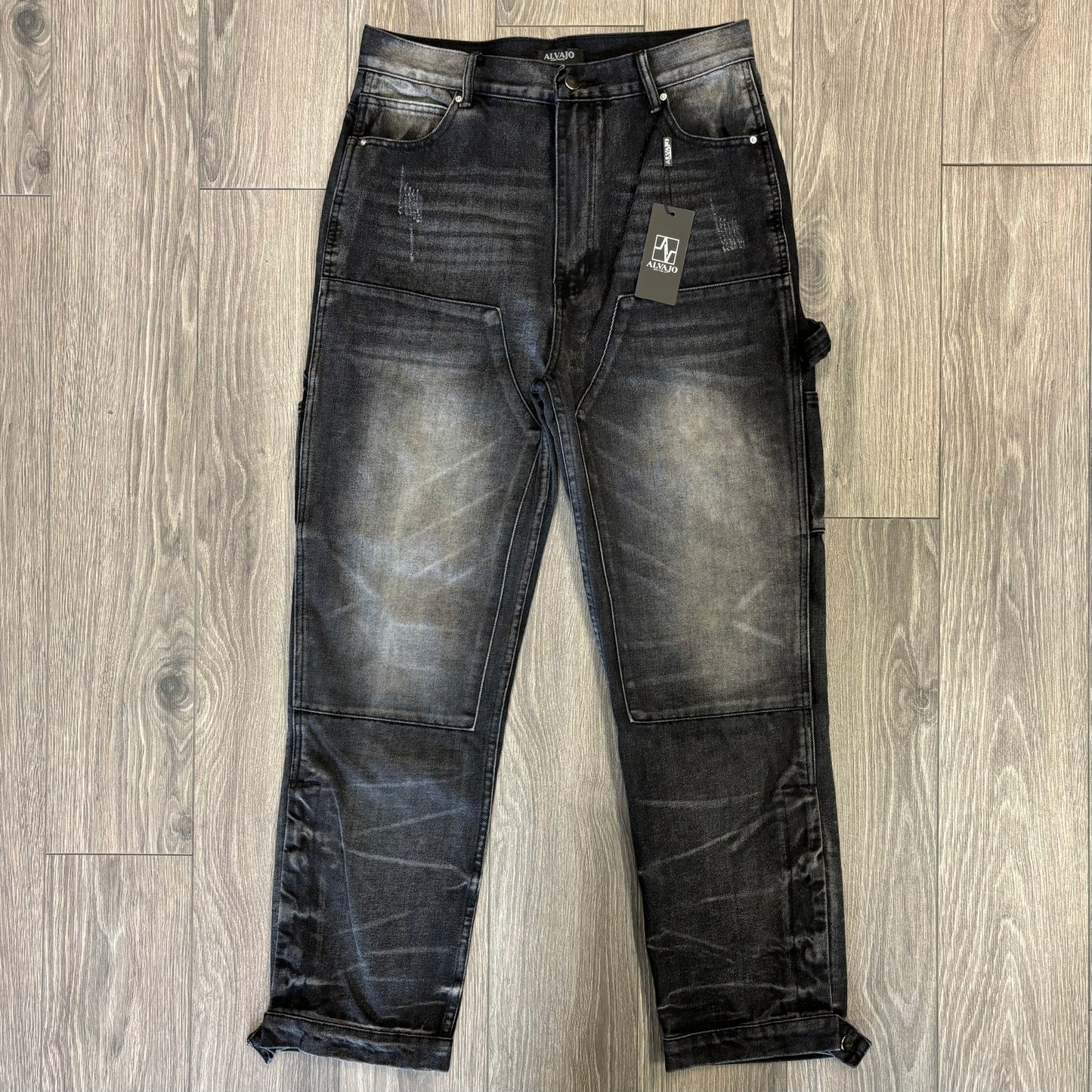 Grey Carpenter Baggy Denim