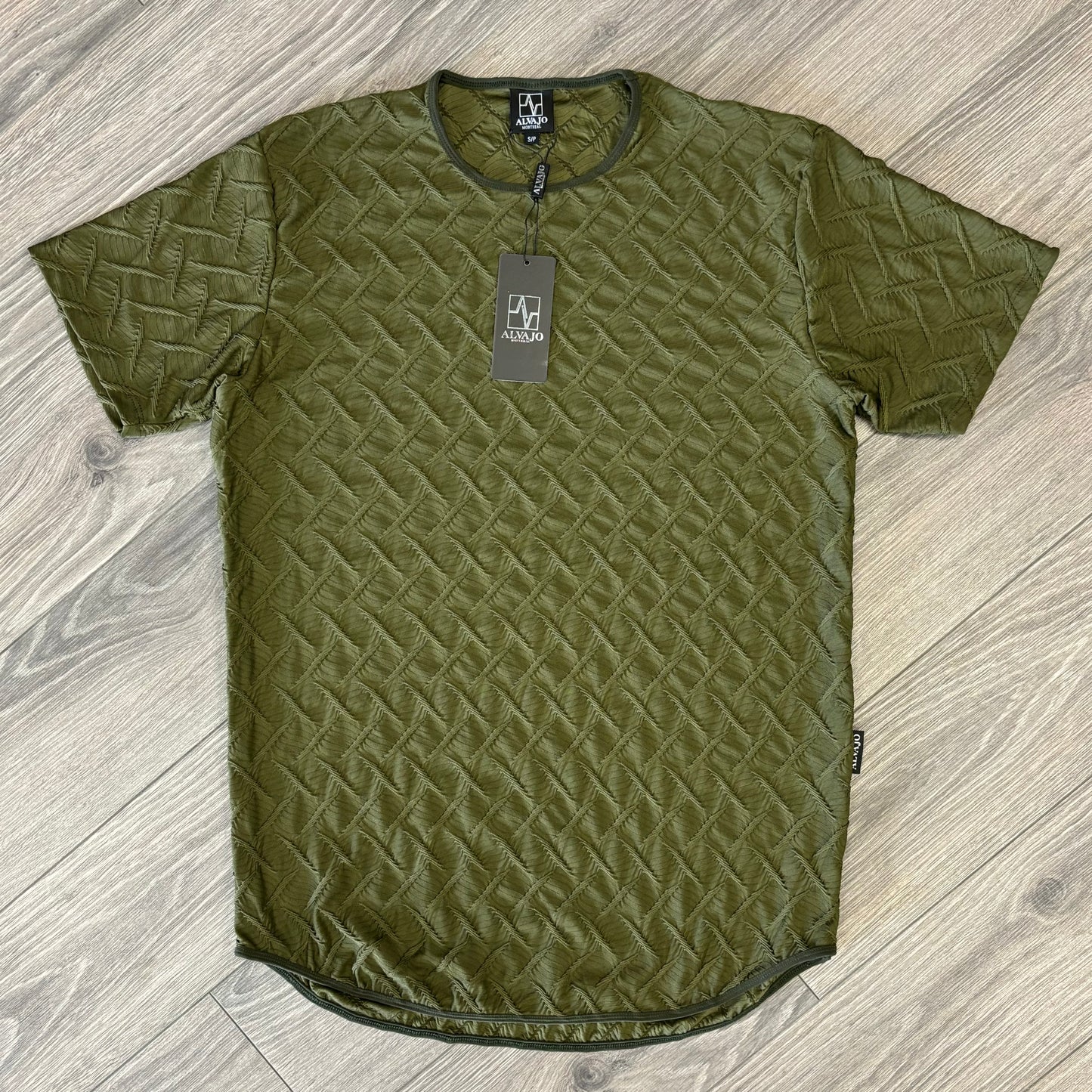 Olive Quilt Tee