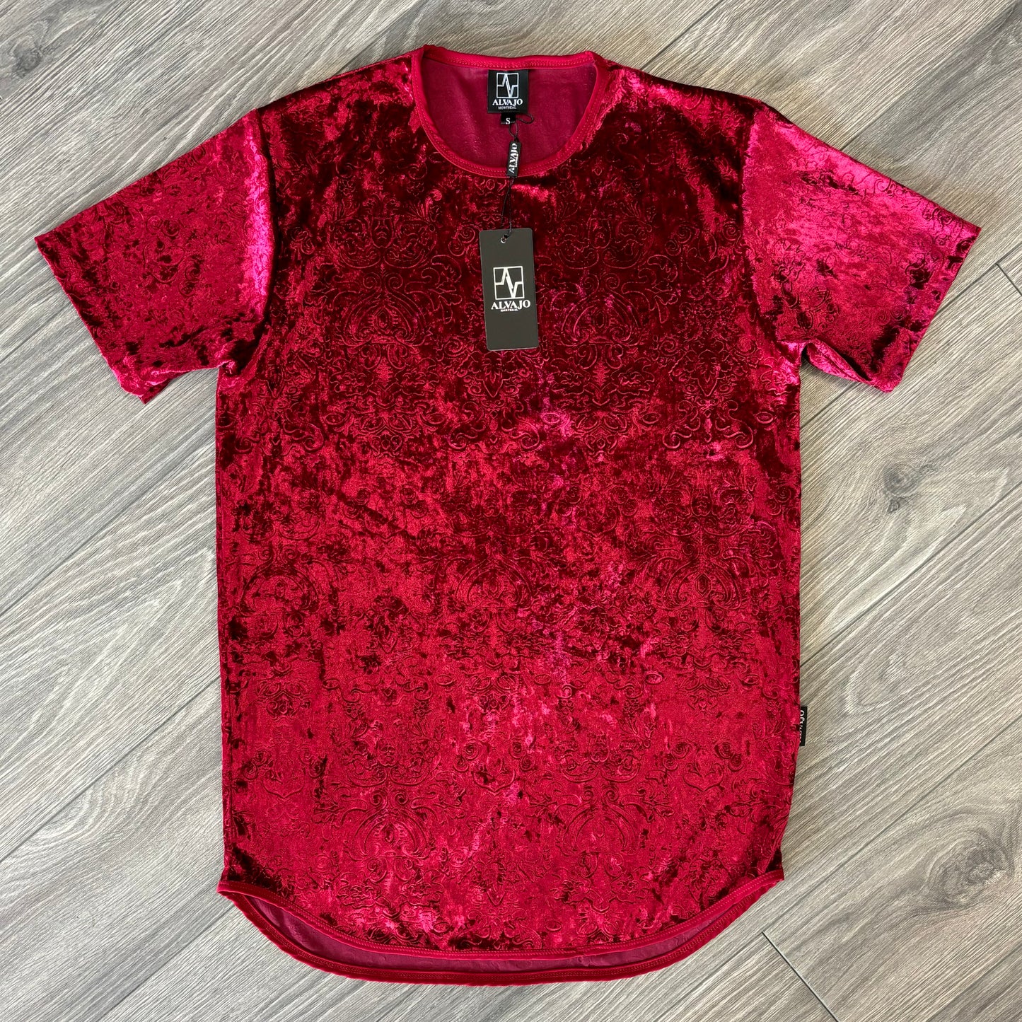 Red Velvet Damask Tee