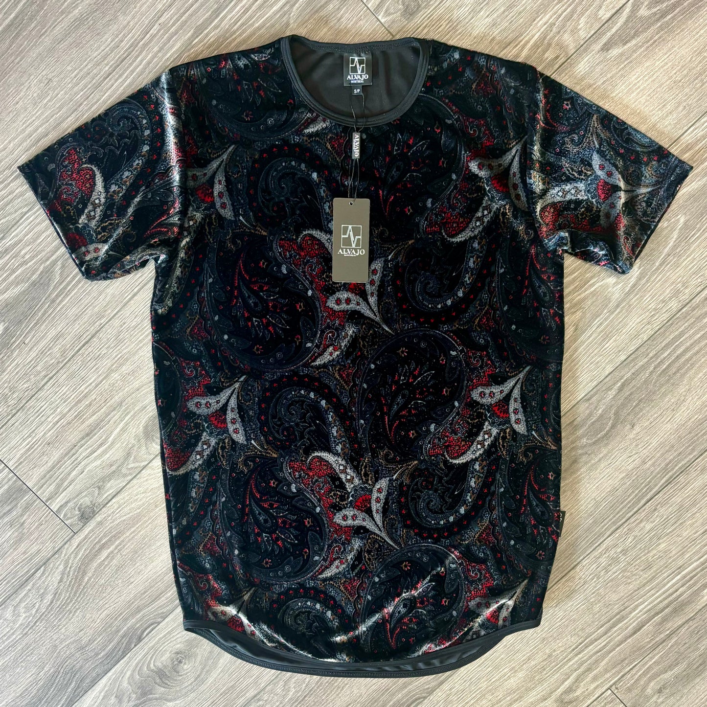 Velvet Paisley Tee
