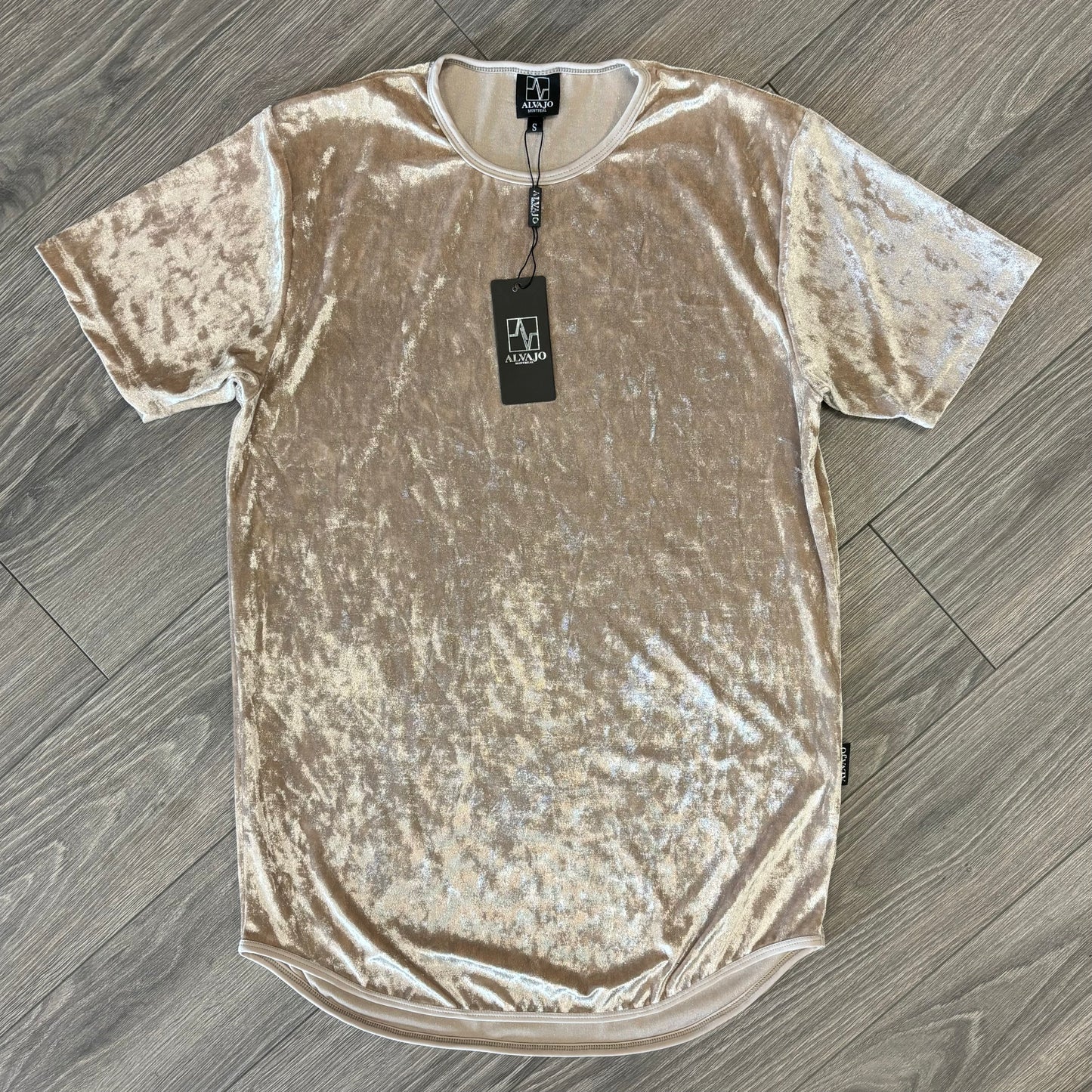 Champagne Crush Velvet Tee