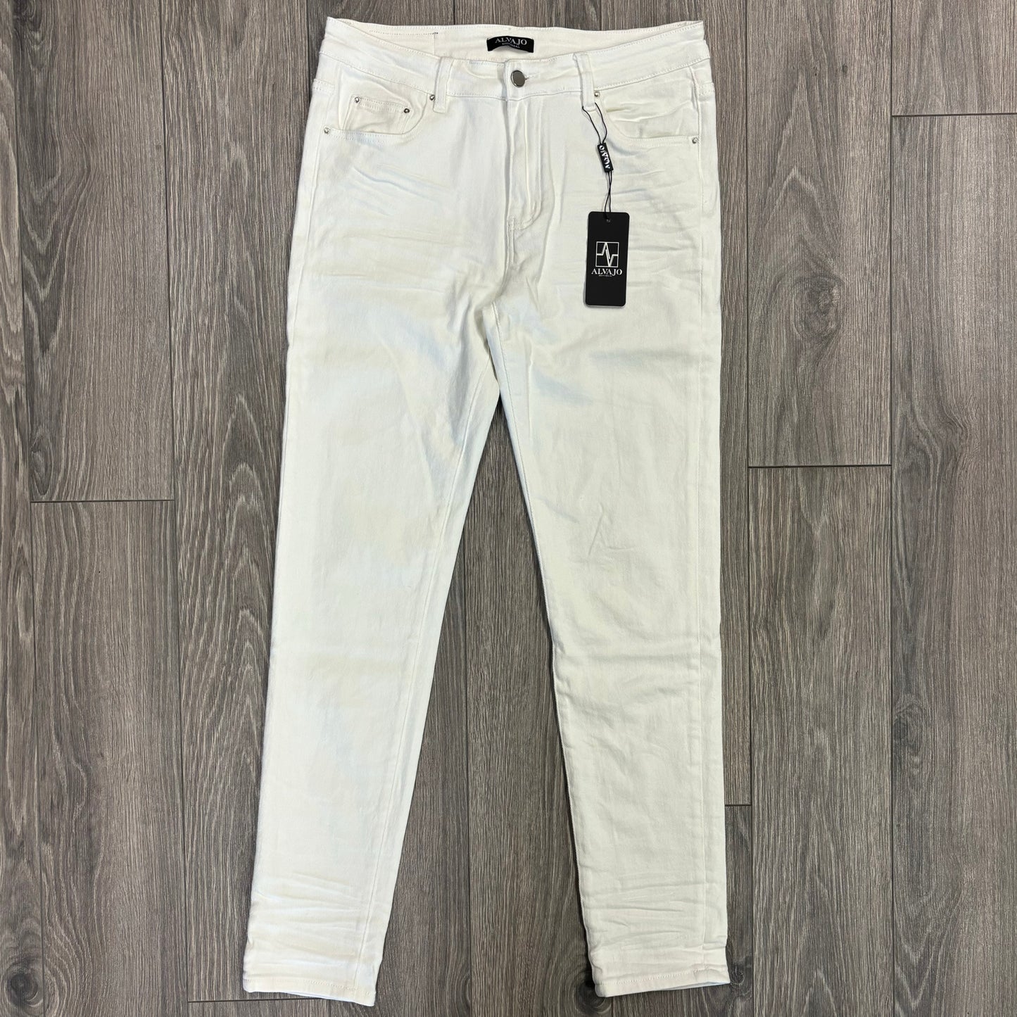 Jet White Denim