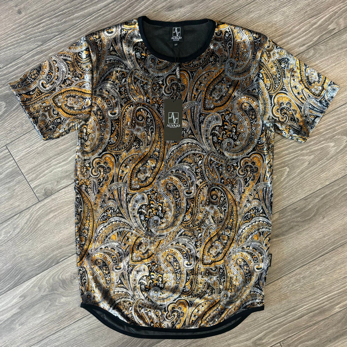 Velvet Amber Paisley Tee