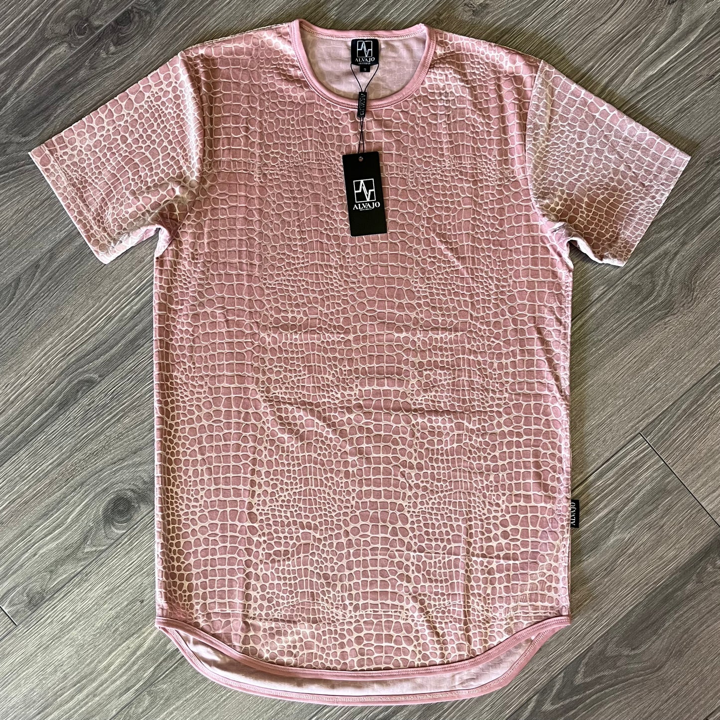 Rose Velvet Gator Tee