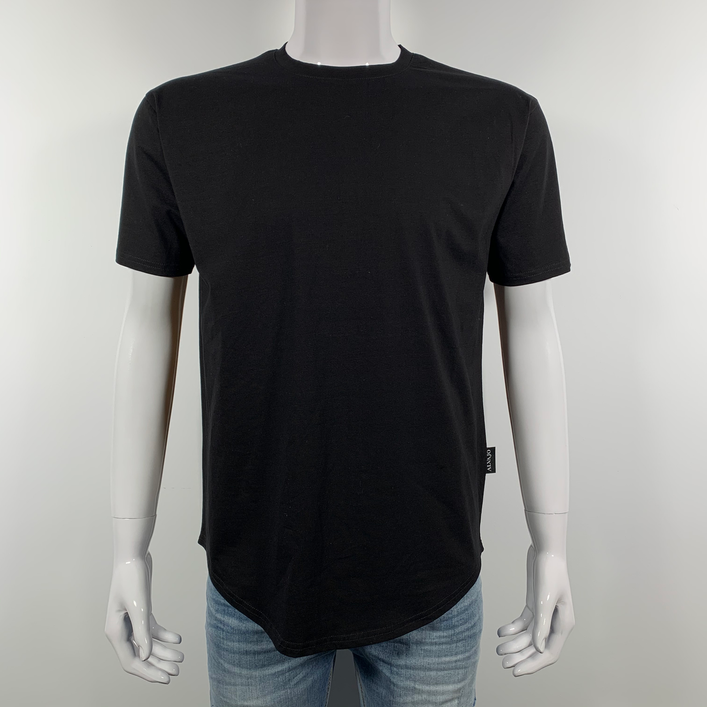 Black Essential Crew Tee