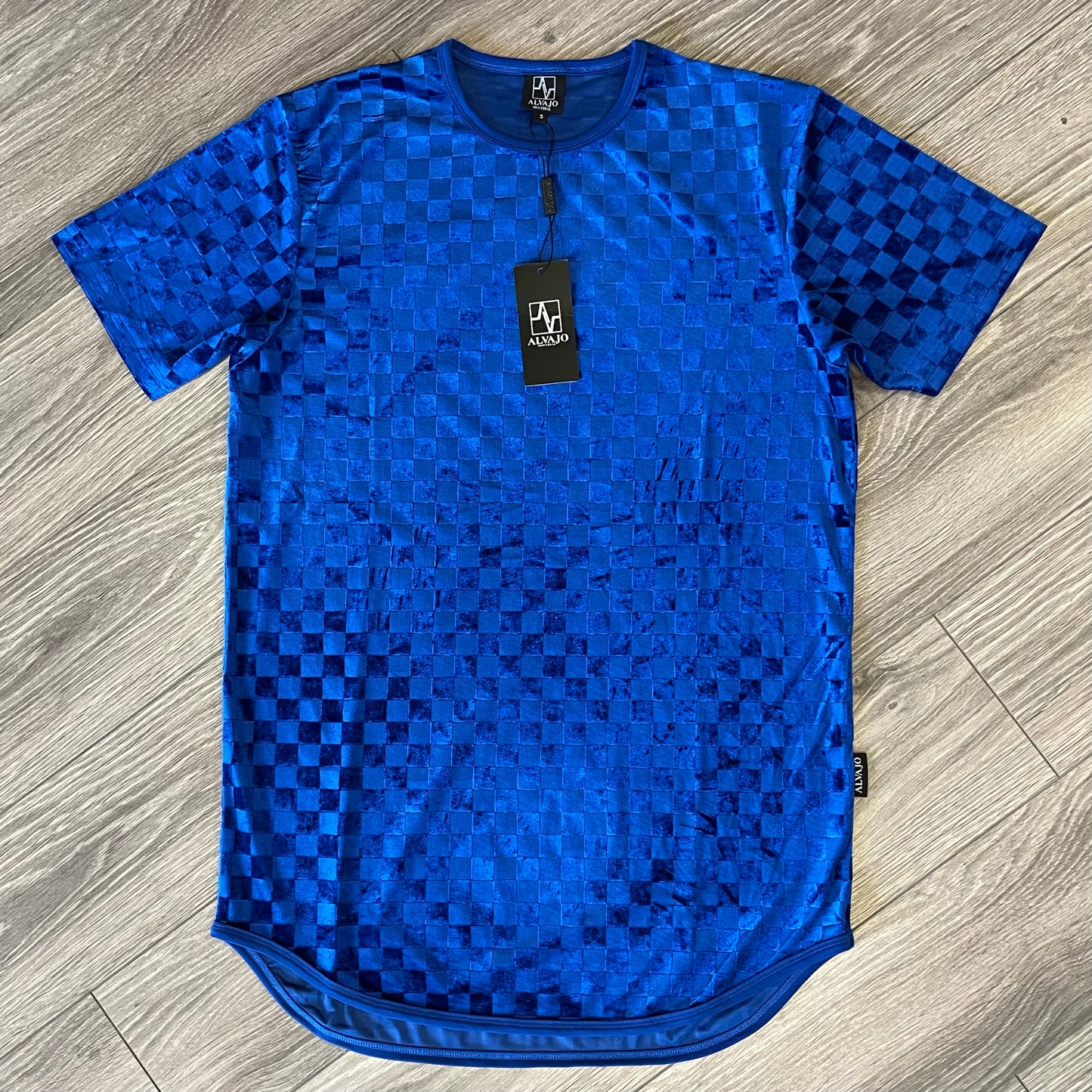 Blue Velvet Checkmate Tee
