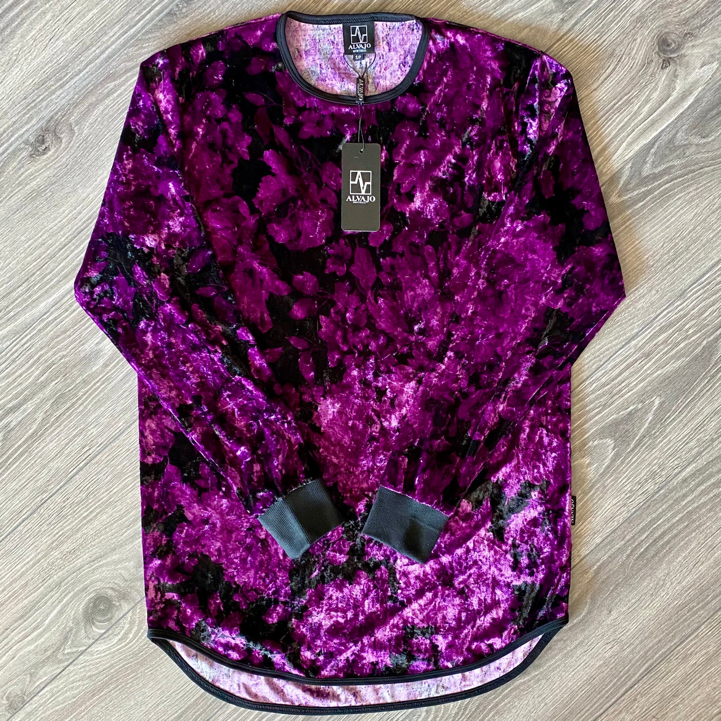 Velvet Purple Blossom Crew