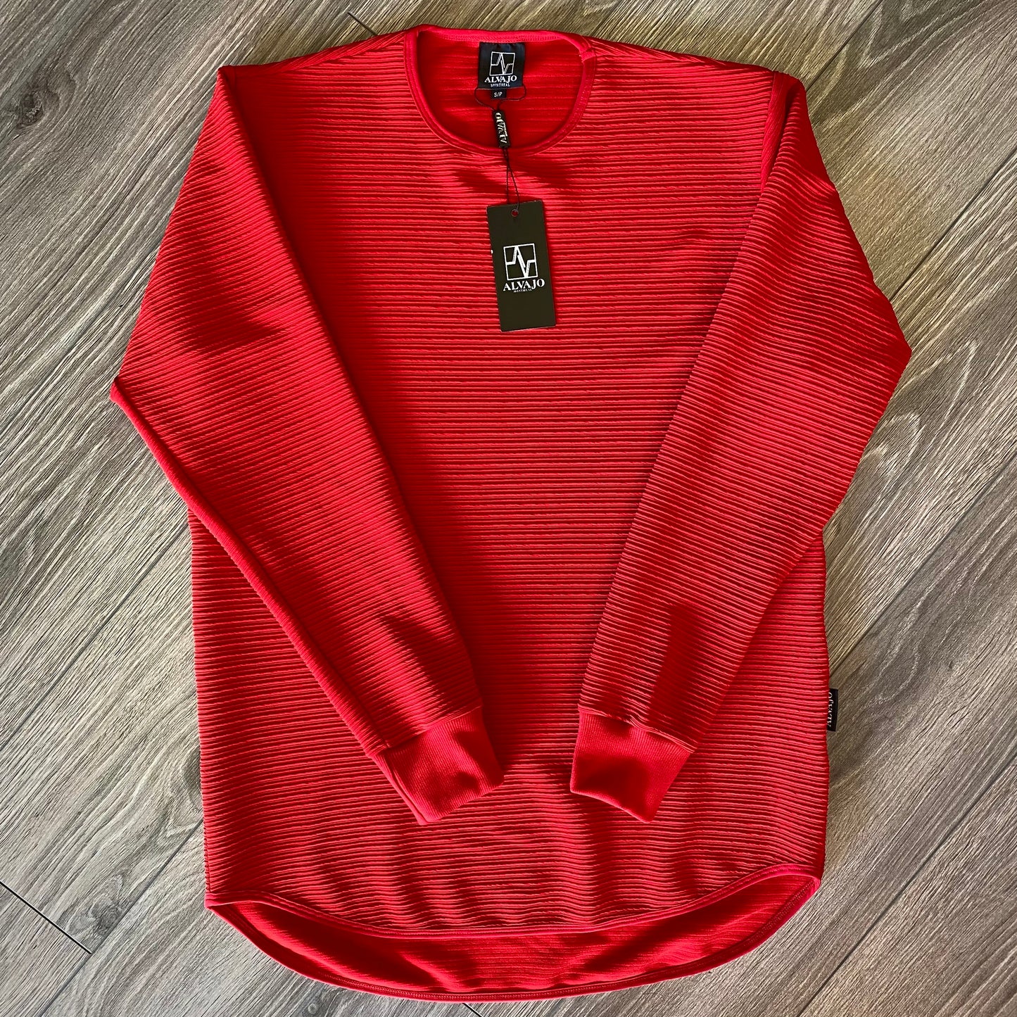 Striped Red Crew