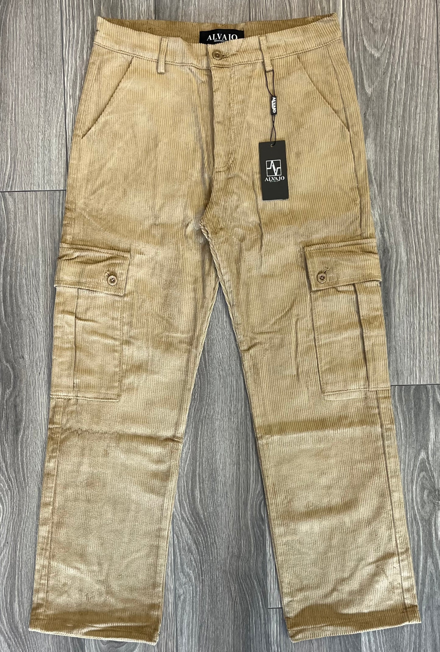 Sand Corduroy Cargos