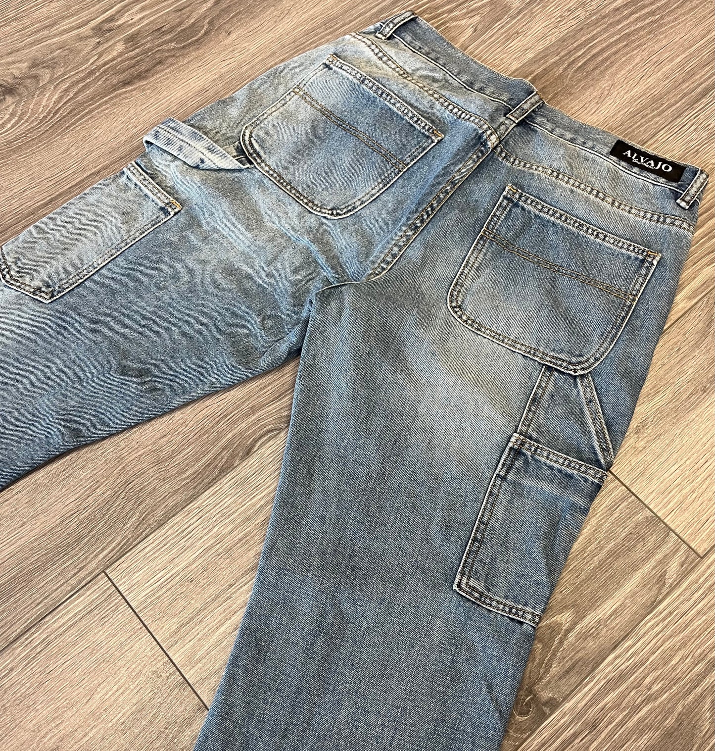 Blue Carpenter Flare Denim