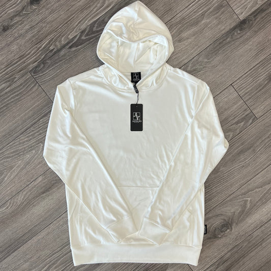 Ivory Suede Hoodie