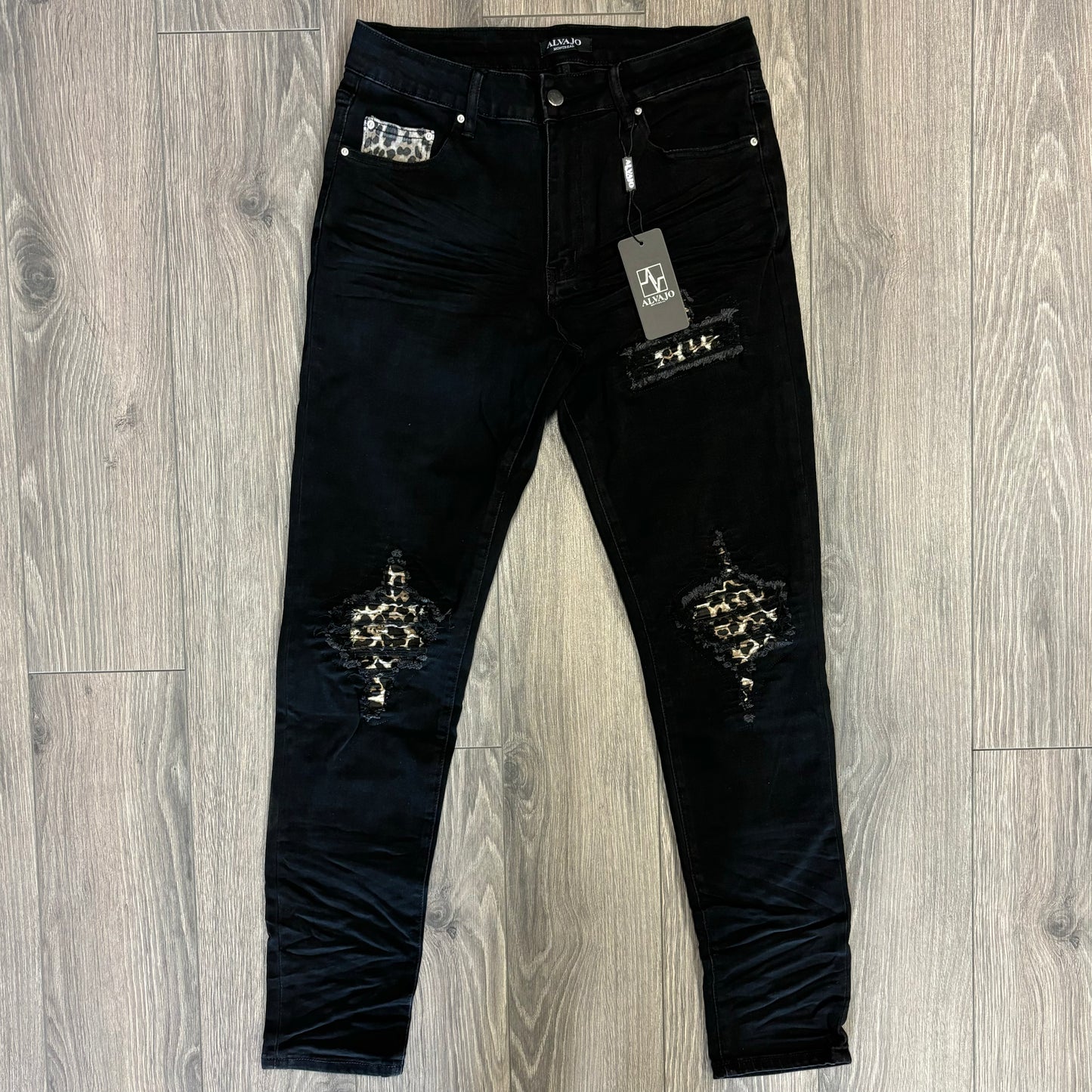 Distressed Jaguar Denim