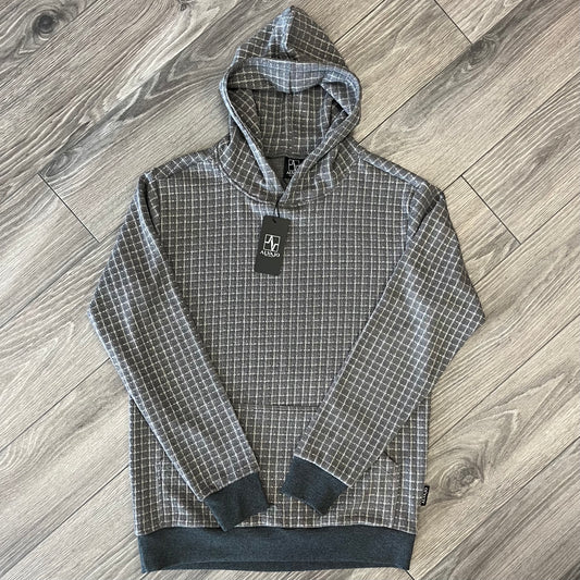 Grey Checkers Hoodie