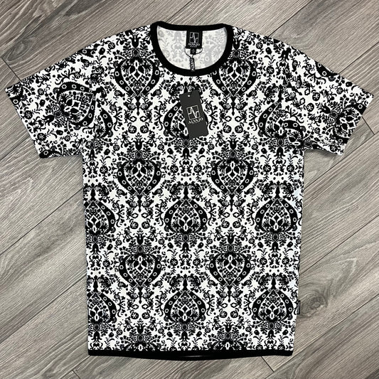 B&W Damask Tee