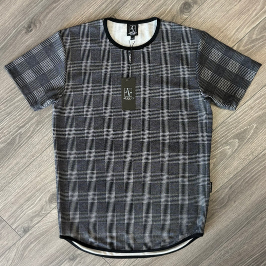 Grey&Black Plaid Tee