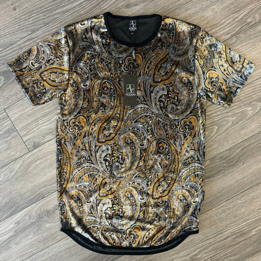 Velvet Amber Paisley Tee