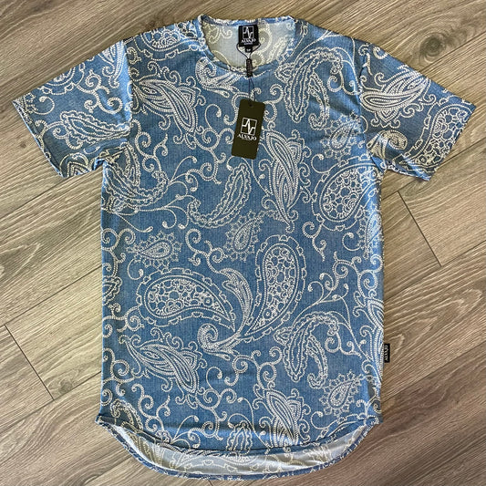 Blue Paisley 2.0 Tee